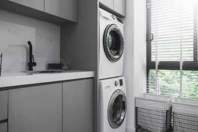 Laundry Cabinet Installation